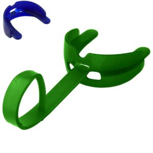 Ultima Ochraniacz sportowy do warg z paskiem zielony