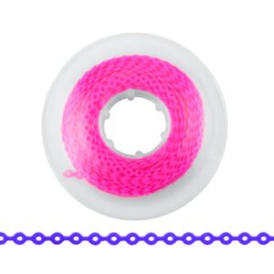 ElastoMax Łańcuszek długi, bez lateksu, ostry róż (4.5m na szpuli)