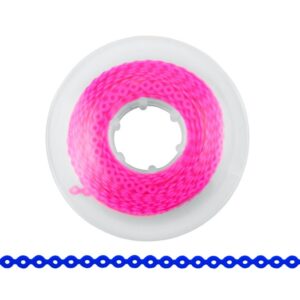 ElastoMax Łańcuszek krótki, bez lateksu, ostry róż (4.5m na szpuli)