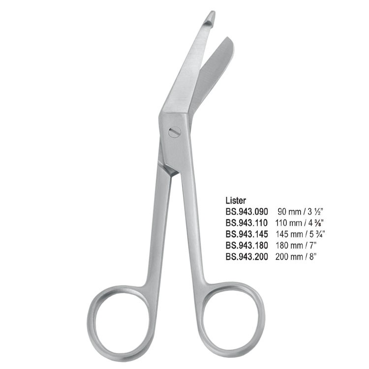 Nożyczki Lister do bandaża 180mm