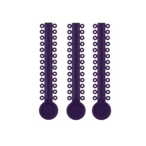 ElastoMax Uno ligatury fioletowe (40 pasków, 1040 szt.)