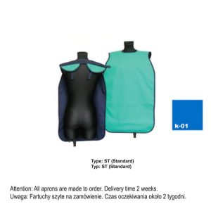 Fartuch ochronny typ ST-Standard ciężki 0.50mm Pb