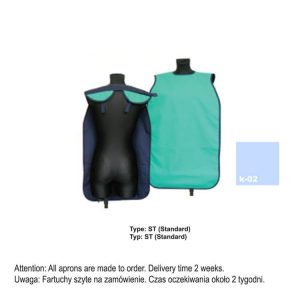 Fartuch ochronny typ ST-Standard ciężki 0.50mm Pb