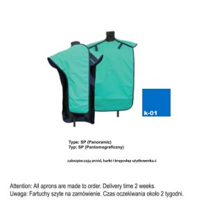 Fartuch ochronny typ SP-Pantomograficzny ciężki 0.35mm Pb