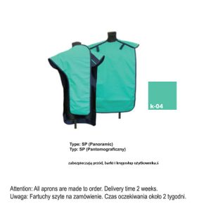 Fartuch ochronny typ SP-Pantomograficzny ciężki 0.35mm Pb