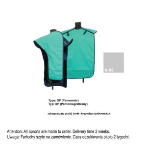 Fartuch ochronny typ SP-Pantomograficzny ciężki 0.35mm Pb