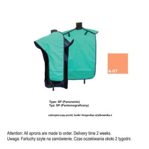 Fartuch ochronny typ SP-Pantomograficzny ciężki 0.35mm Pb