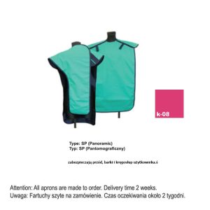 Fartuch ochronny typ SP-Pantomograficzny ciężki 0.35mm Pb