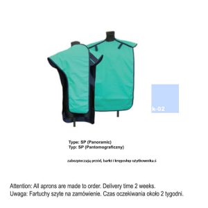 Fartuch ochronny typ SP-Pantomograficzny ciężki 0.35mm Pb