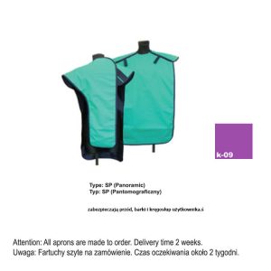 Fartuch ochronny typ SP-Pantomograficzny ciężki 0.50mm Pb