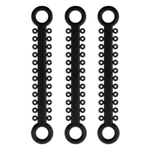 ElastoMax ligatury, bez lateksu, czarne (1008 szt.)