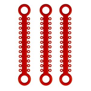 ElastoMax ligatury, bez lateksu, czerwone (1008 szt.)