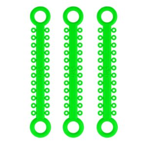 ElastoMax ligatury, bez lateksu, fluorescencyjny zielony (1008 szt.)