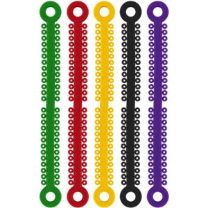 ElastoMax Duo ligatury, bez lateksu, w różnych kolorach (1008 szt.)