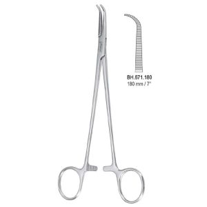 Kleszczyki preparacyjne Gemini zagięte 180mm