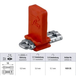 Śruba standard trakcyjna ściągająca do zamykania przestrzeni 18.5 x 6mm