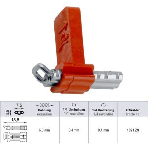 Śruba standard trakcyjna ściągająca do zamykania przestrzeni 19 x 6mm