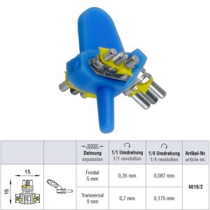 Śruba Bertoniego wielosektorowa 9mm