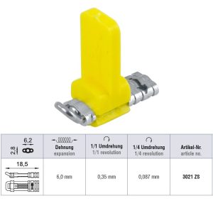 Śruba standard trakcyjna ściągająca do zamykania przestrzeni 18.5 x 6mm