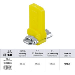 Śruba standard trakcyjna ściągająca do zamykania przestrzeni 13.5 x 3mm
