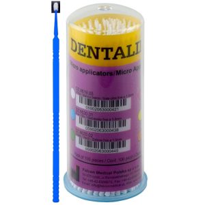 DENTALINE Aplikator mikro z uchwytem niebieski fine ø 1.5mm (Opak. 100 szt.)