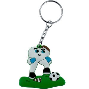 Breloczki do kluczy, ząb sport (Opak 6 szt.)