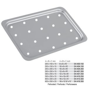 Tacka Mayo perforowana 250x200x15mm