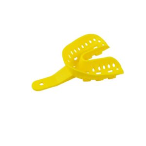 Jednorazowa Ortodontyczna łyżka wyciskowa dolna fig. B1 roz. XL (żołta) 10 szt.