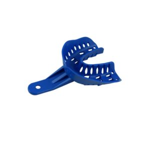 Jednorazowa Ortodontyczna łyżka wyciskowa dolna fig. B3 roz. M (niebieska) 10 szt.