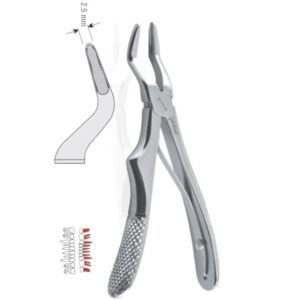 Kleszcze ekstrakcyjne dla dzieci do korzeni górnych fig. 51S