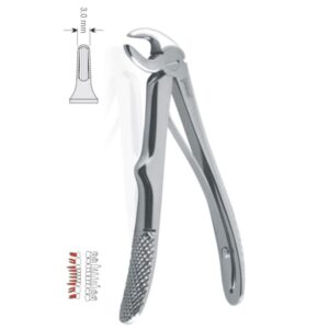 Kleszcze ekstrakcyjne dla dzieci do korzeni dolnych fig. 7