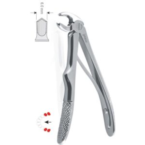 Kleszcze ekstrakcyjne dla dzieci do zębów trzonowych dolnych fig. 6