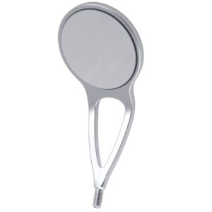 MEGAretract Lusterka przedniopowierzchniowe rodowe płaskie rozwidlony trzon (6 szt.)