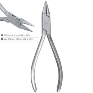 Kleszcze Adams do doginania drutu duże płasko/okrągłe