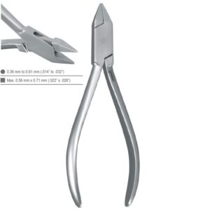 Kleszcze Adams do doginania drutu duże płasko/płaskie