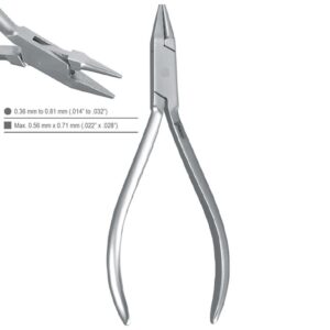 Kleszcze Adams do doginania drutu małe płasko/okrągłe