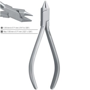 Kleszcze Angle do doginania drutu, płasko/okrągłe