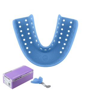 DENTALINE Jednorazowa łyżka wyciskowa do ubytków częściowych dolna roz M fig.14 (25 szt.)