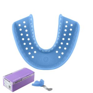 DENTALINE Jednorazowa łyżka wyciskowa do ubytków częściowych dolna roz L fig.12 (25 szt.)