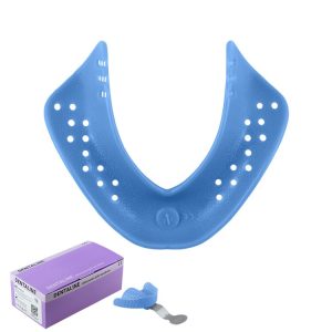 DENTALINE Jednorazowa łyżka wyciskowa do bezzębia dolna roz M fig.6 (25 szt.)