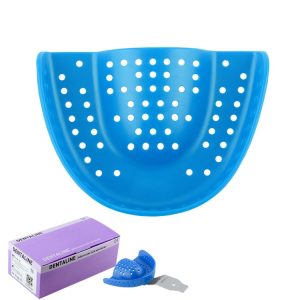 DENTALINE Jednorazowa łyżka wyciskowa jasno niebieska regular górna roz L fig. 11 (25 szt.)