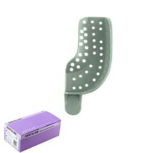 DENTALINE Jednorazowa łyżka wyciskowa oliwkowy połówkowa górna lewa / dolna prawa fig. 21 (25 szt.)