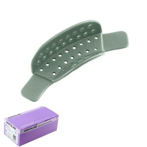 DENTALINE Jednorazowa łyżka wyciskowa oliwkowy połówkowa fig. 20 (25 szt.)