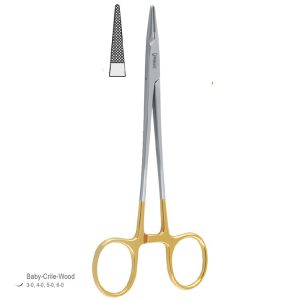 Falcon-Grip Igłotrzymacz Baby-Crile-Wood TC 150mm