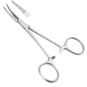 Kleszczyki naczyniowe Dunhill proste 130mm