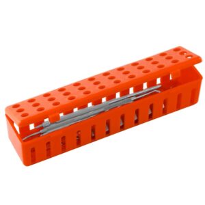 Kasetka plastikowa, możliwość sterylizacji czerwona 205 x 50 x 45 mm (autoklawowalna 134°C)