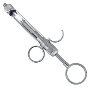 Brass-Series Strzykawka z aspiracją ręczną typ 2-Koła 1.8ml.