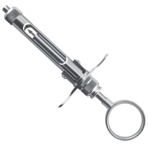 Brass-Series Strzykawka z aspiracją ręczną typ Łamana 1.8 ml