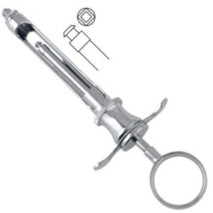 Brass-Series Strzykawka z aspiracją ręczną P-Ject 1.8ml.