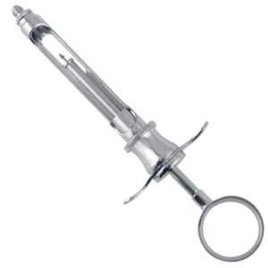 Brass-Series Strzykawka z aspiracją ręczną typ C 18ml.